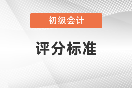 初級(jí)會(huì)計(jì)評(píng)分標(biāo)準(zhǔn)提前了解