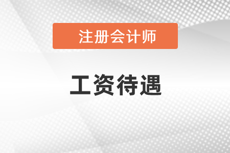 注冊會計師工資一般是多少？