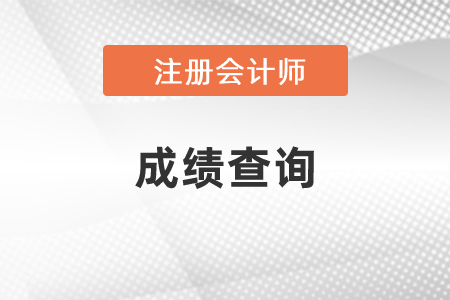 2020cpa考試成績查詢