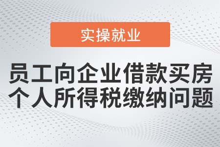 員工向企業(yè)借款買房是否需要繳納個人所得稅？