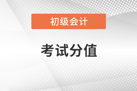 初級(jí)會(huì)計(jì)職稱考試分值