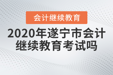 2020年四川省遂寧市會計繼續(xù)教育考試嗎？
