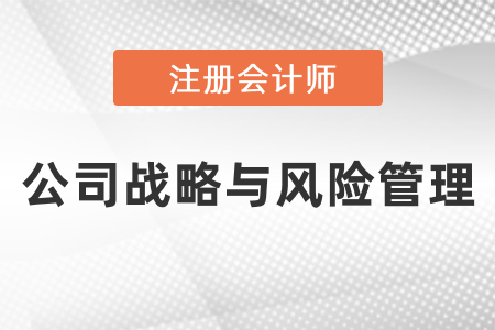 注會戰(zhàn)略考試重點總結