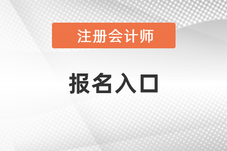 2021年注會(huì)考試報(bào)名入口