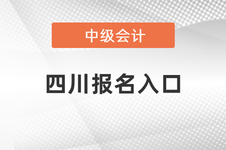 四川省宜賓中級會計(jì)師報(bào)名入口