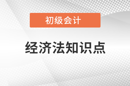 2021年初級會計(jì)經(jīng)濟(jì)法知識點(diǎn)