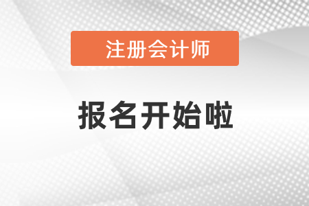 注冊(cè)會(huì)計(jì)師2021考試報(bào)名開始啦
