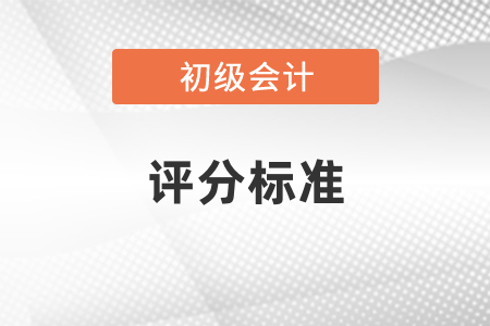 2021年初級會計考試評分標準公布了嗎？