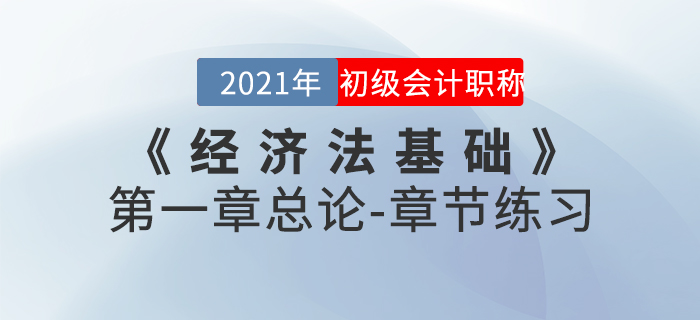 2021年《經(jīng)濟法基礎(chǔ)》第一章總論-章節(jié)練習