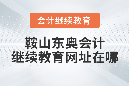 鞍山東奧會計繼續(xù)教育網(wǎng)址在哪？
