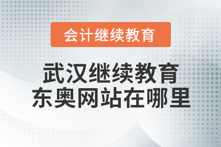 武漢繼續(xù)教育東奧網(wǎng)站在哪里？