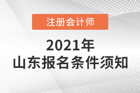 2021年山東省濰坊注冊會計師報名條件須知