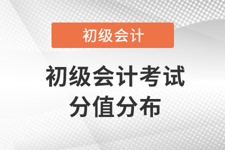 2022年初級會計考試分值分布