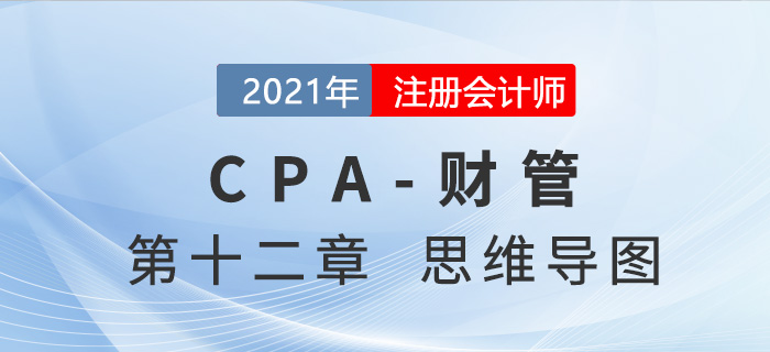 2021年注會《財務(wù)成本管理》第十二章思維導圖