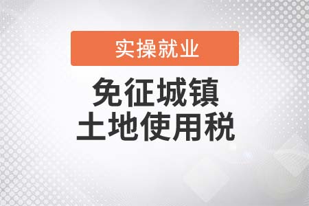 商品儲備管理公司可以免征城鎮(zhèn)土地使用稅嗎？