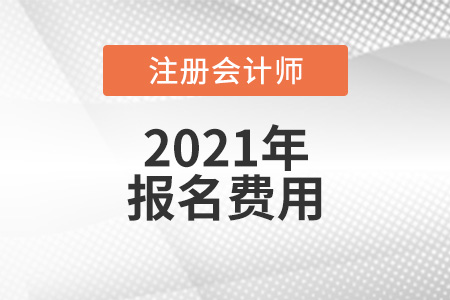 2021年各地注冊會計師報考費用多少