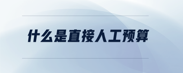 什么是直接人工預(yù)算