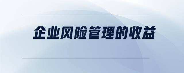 企業(yè)風(fēng)險(xiǎn)管理的收益