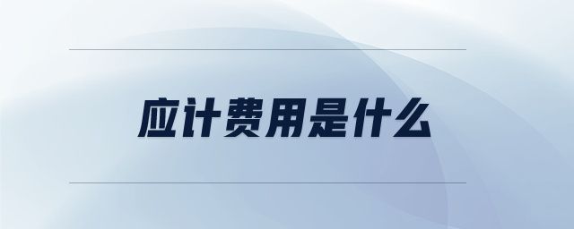 應(yīng)計費用是什么