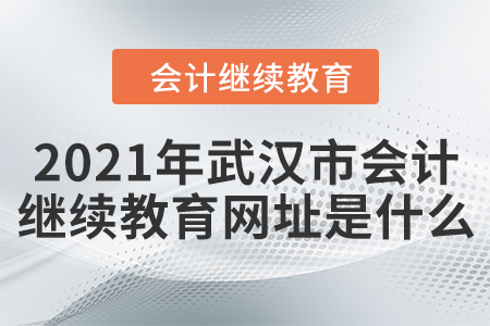 2021年武漢市會(huì)計(jì)繼續(xù)教育網(wǎng)址是什么？