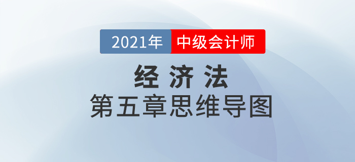 2021年中級(jí)會(huì)計(jì)《經(jīng)濟(jì)法》第五章思維導(dǎo)圖，速來(lái)點(diǎn)擊！