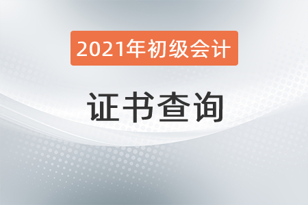 2021年初級會計證書查詢你要知道的事！