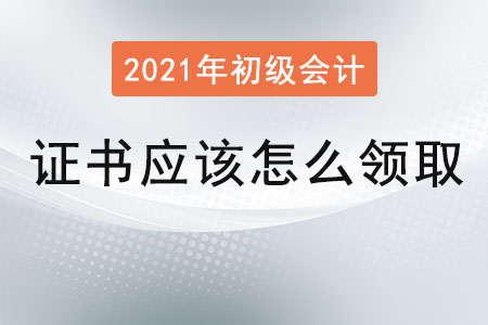 初級會計證書應該怎么領取