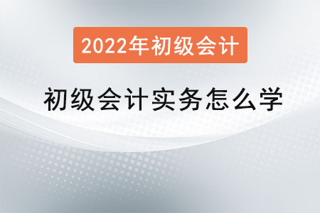 初級(jí)會(huì)計(jì)實(shí)務(wù)怎么學(xué)