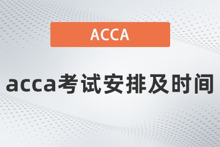 2021年acca考試安排及時(shí)間
