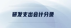 研發(fā)支出會計分錄