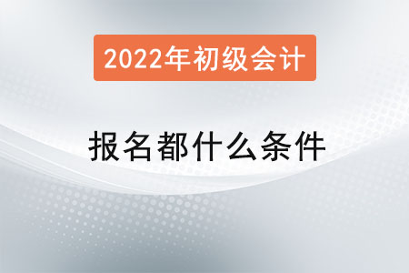 初級會(huì)計(jì)職稱考試報(bào)名都什么條件