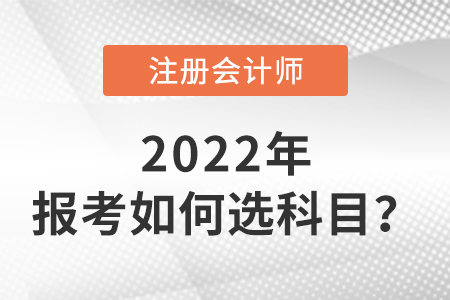 cpa報考如何選科目？
