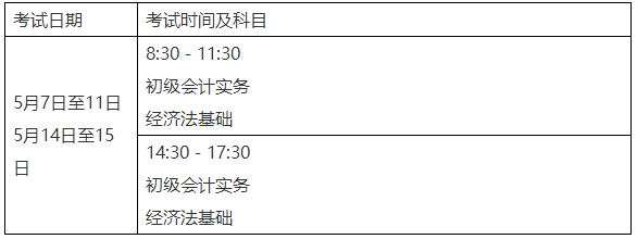 2022年江西省高級會計師考試考務(wù)信息公布
