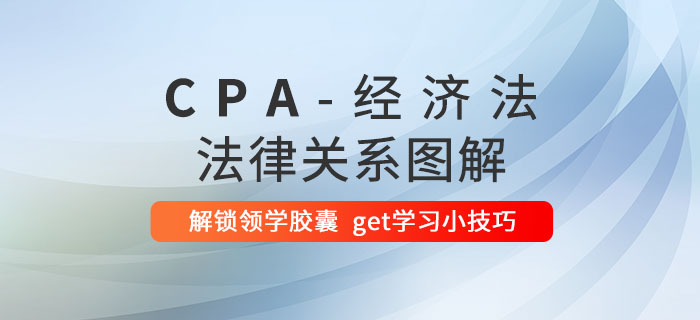 碼??！掌握這幾個(gè)關(guān)系圖，CPA《經(jīng)濟(jì)法》理解起來(lái)容易多了！