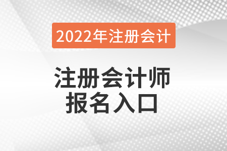 2022年cpa報(bào)名入口在什么地方