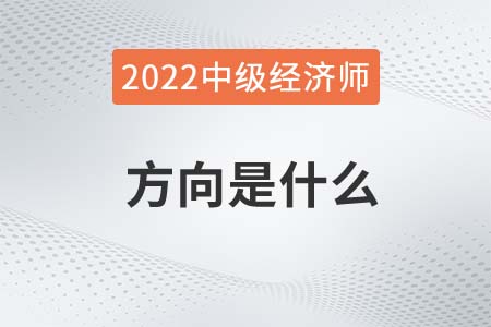 中級(jí)經(jīng)濟(jì)師有哪些方向
