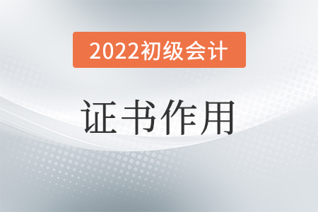 初級(jí)會(huì)計(jì)師證的作用是什么？