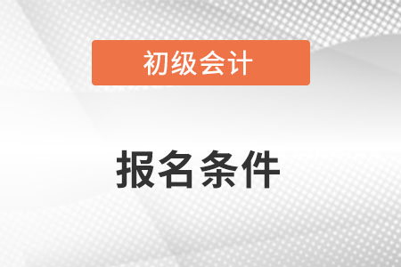 初級(jí)會(huì)計(jì)報(bào)名條件需要具備什么？