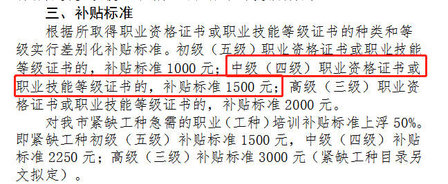 補貼標準