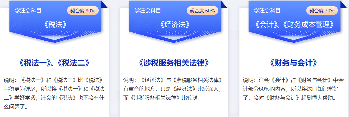 稅務(wù)師與注會(huì)