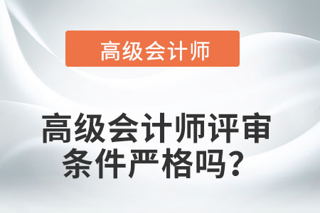 高級(jí)會(huì)計(jì)職稱評審要求