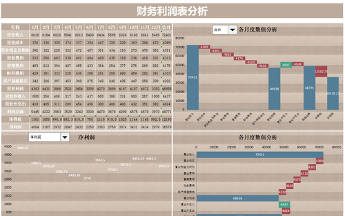 利潤表分析