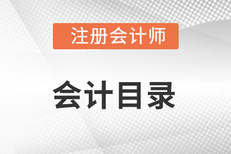 注會(huì)會(huì)計(jì)目錄都有哪些內(nèi)容?