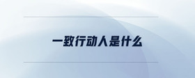 一致行動(dòng)人是什么