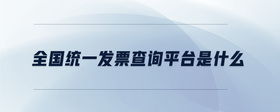 全國統(tǒng)一發(fā)票查詢平臺是什么