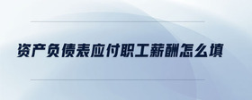 資產(chǎn)負債表應付職工薪酬怎么填