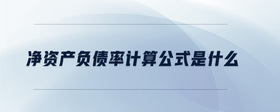 凈資產(chǎn)負(fù)債率計(jì)算公式是什么