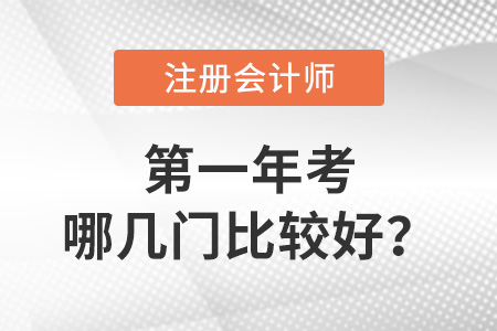 注冊(cè)會(huì)計(jì)師第一年考哪幾門比較好？