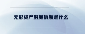 無形資產(chǎn)的攤銷期是什么