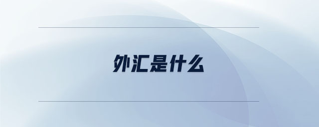 外匯是什么